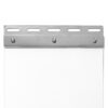 Befestigungsset L-1m Edelstahl für PVC Lamellen Breite 20cm Streifenvorhang Helltransparent