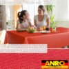 Wachstuch Tischdecke abwaschbar Meterware Wachstuchtischdecke Gartentischdecke 140cm Uni Rot