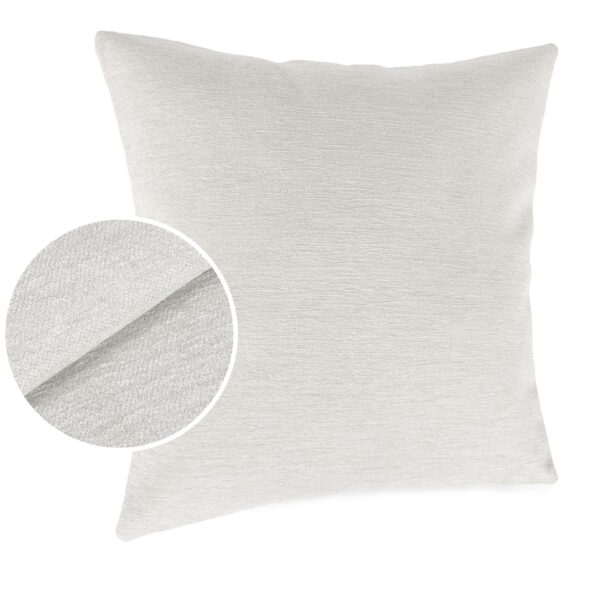 Kissenbezüge Sofakissen Dekokissen Gomera Jacquard Kuschelkissen Zierkissen 4 Größen mit & ohne Füllung Uni Weiß