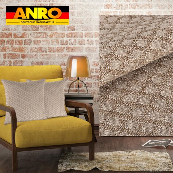 Kissenbezüge Sofakissen Dekokissen Gomera Jacquard Kuschelkissen Zierkissen 4 Größen mit & ohne Füllung Karo Beige