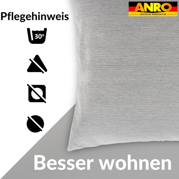 Kissenbezüge Sofakissen Dekokissen Gomera Jacquard Kuschelkissen Zierkissen 4 Größen mit & ohne Füllung Uni Schwarz Weiß