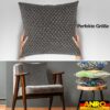Kissenbezüge Sofakissen Dekokissen Gomera Jacquard Kuschelkissen Zierkissen 4 Größen mit & ohne Füllung Karo Grau Gold