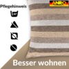 Kissenbezüge Sofakissen Dekokissen Gomera Jacquard Kuschelkissen Zierkissen 4 Größen mit & ohne Füllung Kaffee Farben
