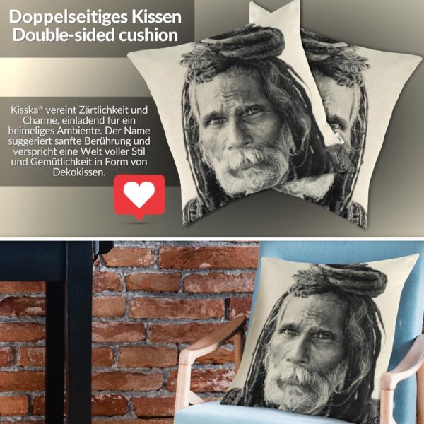 Kissenbezug Dekokissen Sofakissen Kissenhülle Zierkissen Pop Art mit und ohne Füllung 40x40cm Sadhu