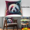 Kissenbezug Dekokissen Sofakissen Kissenhülle Zierkissen Pop Art mit und ohne Füllung 40x40cm Panda