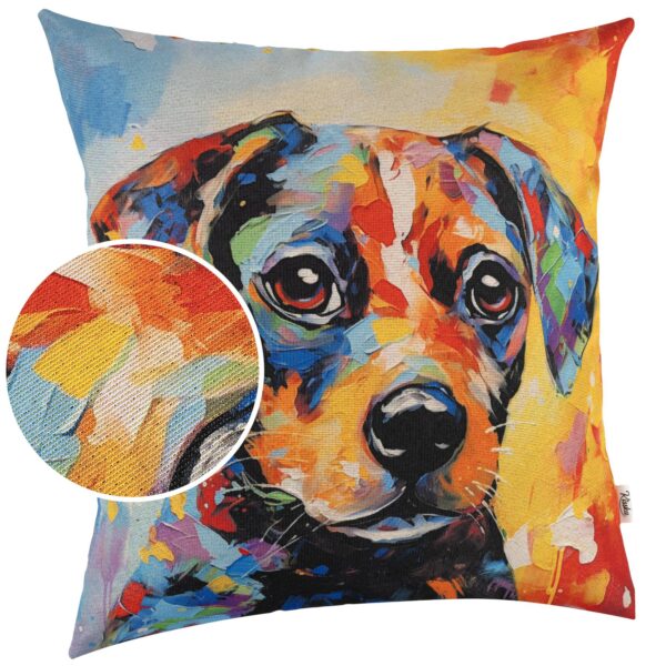 Kissenbezug Dekokissen Sofakissen Kissenhülle Zierkissen Pop Art mit und ohne Füllung 40x40cm Beagle