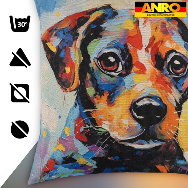 Kissenbezug Dekokissen Sofakissen Kissenhülle Zierkissen Pop Art mit und ohne Füllung 40x40cm Beagle