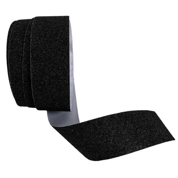 Antirutsch Klebeband selbstklebend Klebestreifen Tape Band rutschfest FixoFlex Breite 5 & 10cm Schwarz 10m Rolle