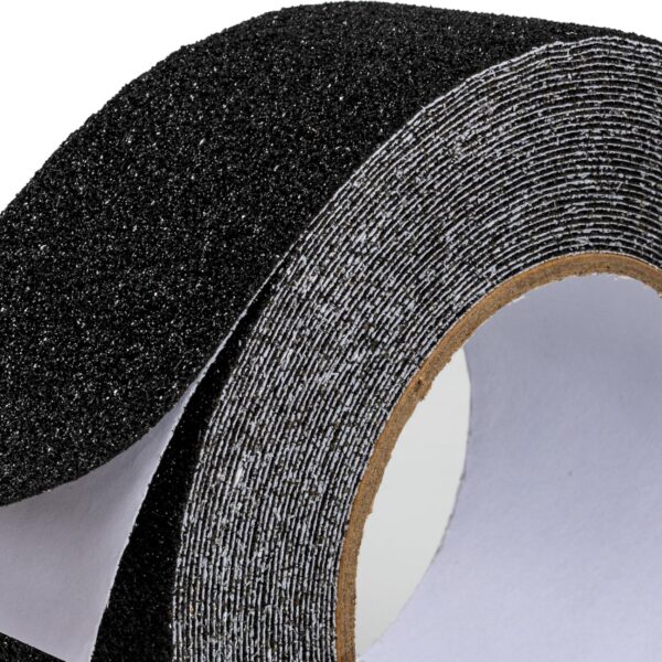 Antirutsch Klebeband selbstklebend Klebestreifen Tape Band rutschfest FixoFlex Breite 5 & 10cm Schwarz 10m Rolle