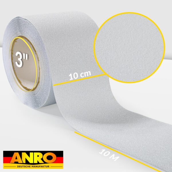 Antirutsch Klebeband selbstklebend Klebestreifen Tape Band rutschfest FixoFlex Breite 5 & 10cm Transparent 10m Rolle