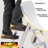 Antirutsch Klebeband selbstklebend Klebestreifen Tape Band rutschfest FixoFlex Breite 5 & 10cm Transparent 10m Rolle