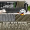 Plüsch Cord Kissen Kissenbezug Sofakissen Big Cord Dekokissen mit & ohne Füllung 4 Größen Olivengrün