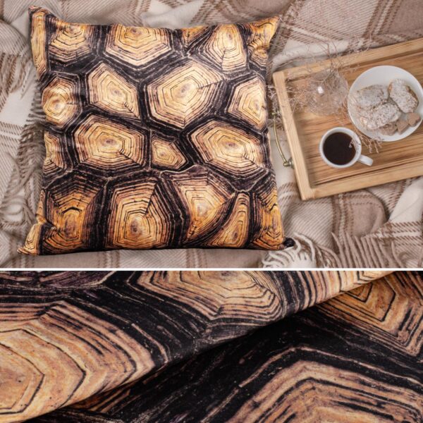 Mikrofaser Dekokissen Velours Kissenbezug Sofakissen Kissenhülle mit & ohne Füllung – Holz