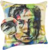 Dekokissen Pop Art Kissenbezug Zierkissen Kissenhülle bedruckt mit & ohne Füllung 40x40cm John Lennon