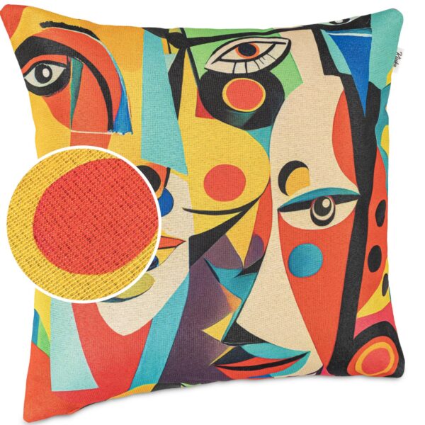 Dekokissen Pop Art Kissenbezug Zierkissen Kissenhülle bedruckt mit & ohne Füllung 40x40cm Mask