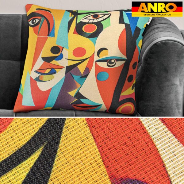 Dekokissen Pop Art Kissenbezug Zierkissen Kissenhülle bedruckt mit & ohne Füllung 40x40cm Mask