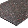 Bautenschutzmatte Gummigranulatmatte Bauschutzmatte Gummigranulat Schwarz Stärke 10/15mm