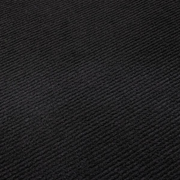 Selbsthaftende Bodenmatte Teppich Antirutsch-Matte Bodenbelag rutschfest in Meterware Schwarz Nemesis