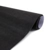 Selbsthaftende Bodenmatte Teppich Antirutsch-Matte Bodenbelag rutschfest in Meterware Schwarz Nemesis