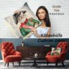 Kissenhülle Gobelin Kissen Jacquard Sofakissen Dekokissen mit & ohne Füllung 45x45cm Napoleon