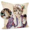 Kissenhülle Gobelin Kissen Jacquard Sofakissen Dekokissen mit & ohne Füllung 45x45cm Sultan