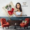 Kissenhülle Gobelin Kissen Jacquard Sofakissen Dekokissen mit & ohne Füllung 45x45cm Maler