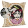 Kissenhülle Gobelin Kissen Jacquard Sofakissen Dekokissen mit & ohne Füllung 45x45cm Milady