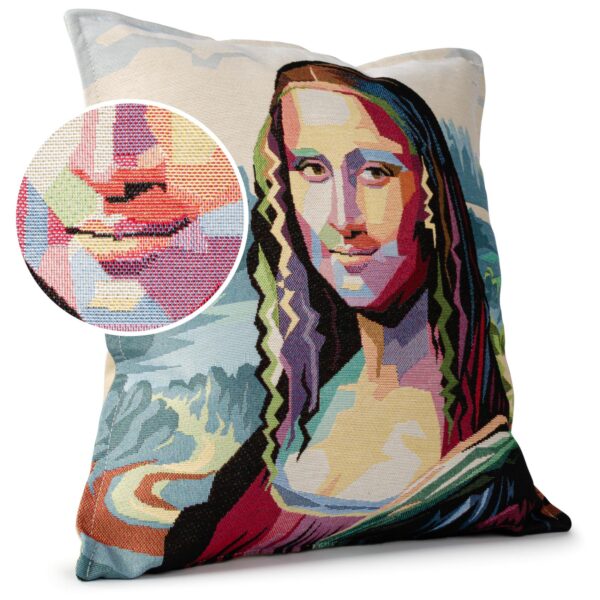 Gobelin Dekokissen Stars Zierkissen Sofakissen Kissenbezug mit & ohne Füllung 45x45cm Mona Lisa