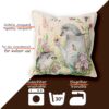 Gobelin Dekokissen Landhaus Vintage Sofakissen mit & ohne Füllung 45x45cm Igelpaar