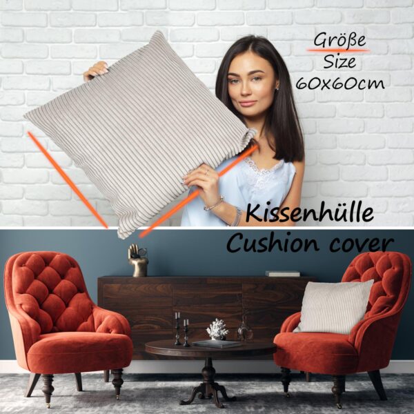 Cord Kissen Kissenbezug Sofakissen Cord Dekokissen Kissenhülle mit & ohne Füllung 4 Größen Hellgrau
