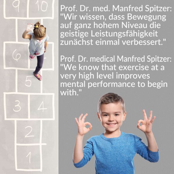 Spielmatte Teppich Läufer Flur Hüpfspiel Hüpfkästchen Spielteppich abwaschbar Spring Kreuz Grau 67x240cm