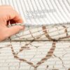 Weichschaummatte Badematte rutschfest Badvorleger Meterware Antirutschmatte MarmorMarmor Beige 65cm