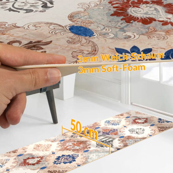 Küchenteppich Küchenläufer rutschfest Flur Läufer Teppichläufer Teppich Look