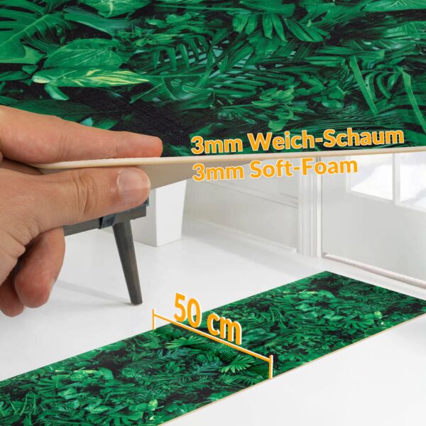 Küchenteppich Küchenläufer rutschfest Flur Läufer Teppichläufer Palme