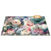 Tischset Platzset Platzdeckchen abwaschbar Tischuntersetzer PVC hitzebeständig Rosen 30x45cm
