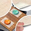 Tischset Platzset Platzdeckchen abwaschbar Tischuntersetzer PVC hitzebeständig Leinen Beige 30x45cm