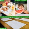 Tischset Platzset Platzdeckchen abwaschbar Tischuntersetzer PVC hitzebeständig Uni Leinen light 30x45cm