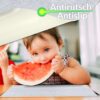 Tischset Platzset Platzdeckchen abwaschbar Tischuntersetzer PVC hitzebeständig Uni Leinen light 30x45cm