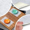 Tischset Platzset Platzdeckchen abwaschbar Tischuntersetzer PVC hitzebeständig Uni Leinen light 30x45cm