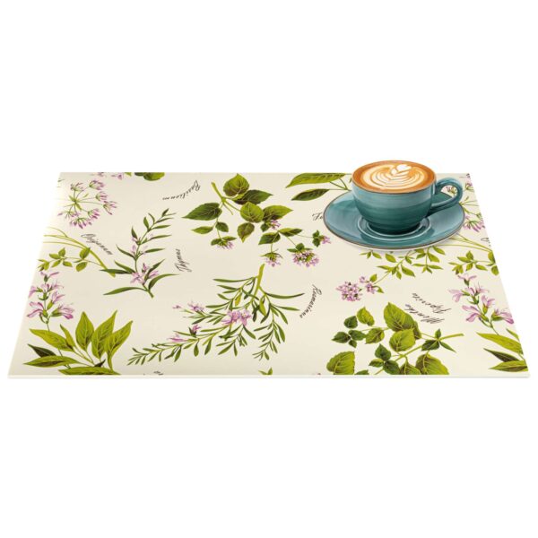 Tischset Platzsets Platzdeckchen abwaschbar Tischuntersetzer PVC hitzebeständig Botanica 30x45cm