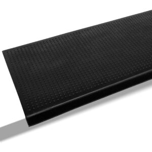 Gummi Stufenmatte Kantenschutz Punkte Schwarz Gummimatte Treppen Trittschutz