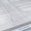 Tischschutzfolie 2mm 100cm Breite Schutzfolie durchsichtig transparent Tischfolie