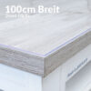 Tischschutzfolie 2mm 100cm Breite Schutzfolie durchsichtig transparent Tischfolie