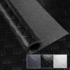 PVC Bodenbelag Meterware Vinylboden Dionis Industriebodenbelag Rollenware 1,5mm Stärke Riffelblech Schwarz / Silber / Anthrazit Breite 100cm