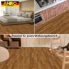 PVC Bodenbelag Meterware Vinylboden Fußbodenbelag Holzoptik Hellbraun Boden Beläge 140cm Breite
