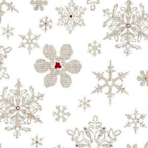Weihnachtstischdecke Stofftischdecke Tischwäsche abwaschbar Tischtuch Baumwolle Polyester Weihnachten Schneeflocken