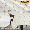 Weihnachtstischdecke Stofftischdecke Tischwäsche abwaschbar Tischtuch Baumwolle Polyester Weihnachten Sterne