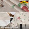 Weihnachtstischdecke Stofftischdecke Tischwäsche abwaschbar Tischtuch Baumwolle Polyester Weihnachten Berge