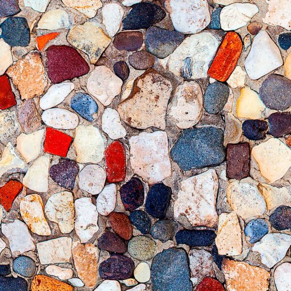 Küchenläufer Teppich Läufer Küchenteppich rutschfest abwaschbar Mosaiksteine