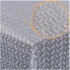 Abwaschbare Tischdecke Lace Vinyl Häkelspitze Optik Spitzentischdecken Blätterchen Silber